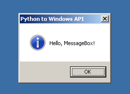 Python から Windows API を呼ぶ