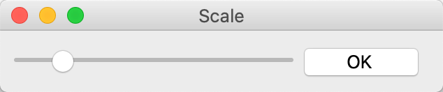 Tkinter scale macOS